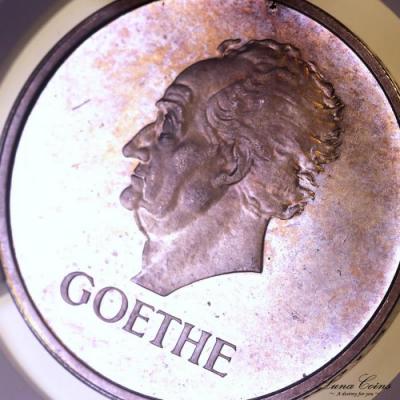 ドイツ　1932年E　GOETHE　ゲーテ追悼100周年　ワイマール　3マルク銀貨NGC　PF62cameo