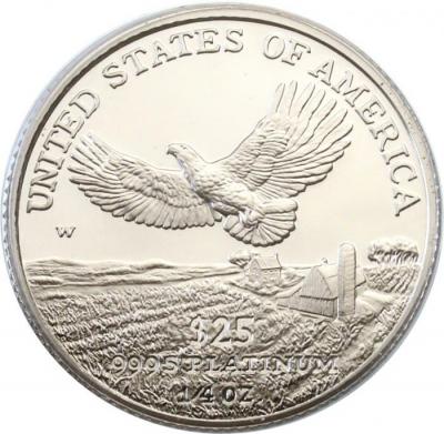 アメリカ　2000年W　25ドル　イーグル純プラチナ　白金貨　自由の女神　PCGS PR69 DCAM　ミレニアムリバティ