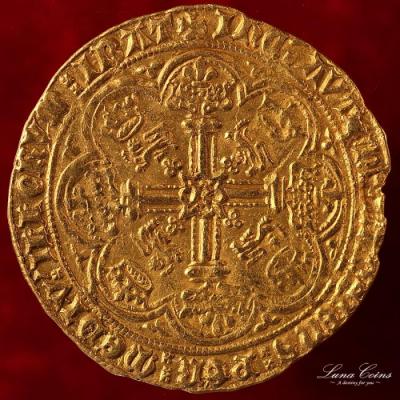 イギリス　リチャード2世 1377-99年　ノーブル金貨
