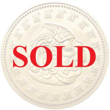 ベリーズ(イギリス)1977年 100ドル金貨　プルーフ　マヤ文明太陽神　FDC完全未使用　手頃価格ゴールドコイン