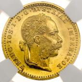 オーストリア=ハンガリー　1913年銘　ダカット金貨　フランツ・ヨーゼフ1世　未使用UNC