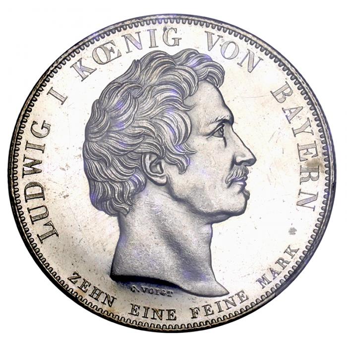 ドイツ バイエルン 1835年 ターラー銀貨 ルードヴィヒ1世 バーデン 