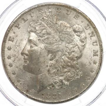 アメリカ 1885年O　1ドル銀貨　モルガンダラー　PCGS　MS63