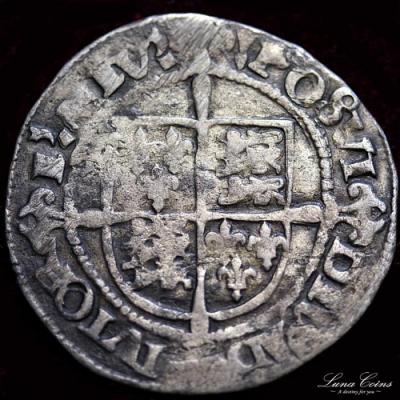 イギリス　エドワード6世　1547-49年　グロート銀貨