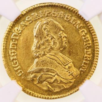 オーストリア・ザルツブルク　1770年銘　ダカット金貨　ジギスムント(ジグムント)3世　NGC　AU58　