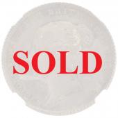 イギリス1853年銘　プルーフ6ペンス銀貨Sixpence　ヴィクトリア　Victoria ヤングヘッド　トーン　ESC R2指定レア　NGC PF64