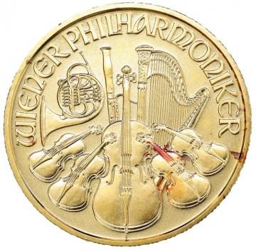 オーストリア　2000　1/4オンス　ウィーン純金貨