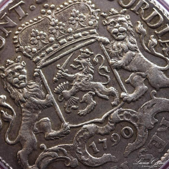 オランダ 1790年 馬上の騎士 デュカトン銀貨【アンティークコイン・金貨・銀貨の販売・買取 ルナコイン】