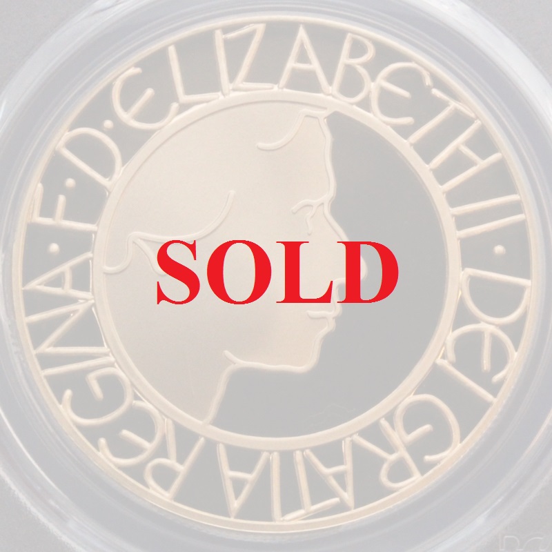 イギリス 2003年 5ポンドプルーフ金貨 エリザベスII 戴冠50年